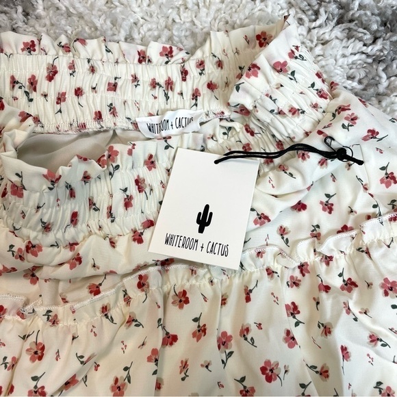 NWT Whiteroom + Cactus Ivory Floral Skirt Set - Picture 8 of 10
